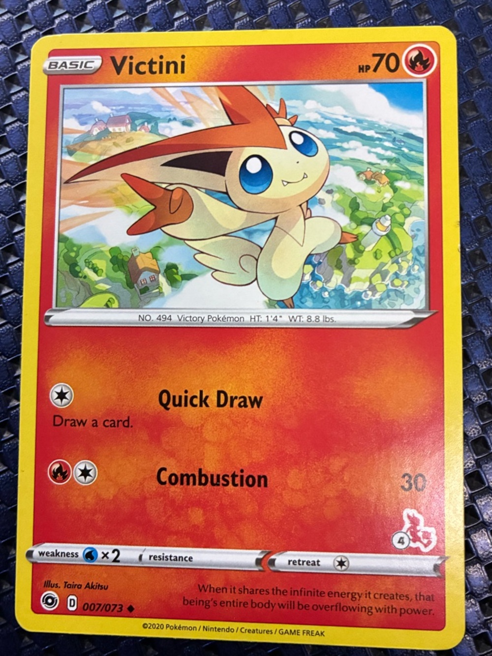 Victini Pokémon TCG Card - Basic - HP70